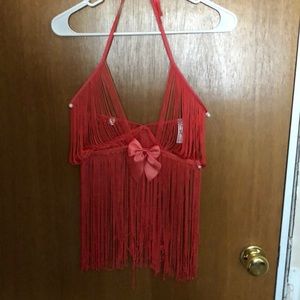 Fringe negligee